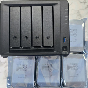 시놀로지 DS918+ NAS + HDD 48TB