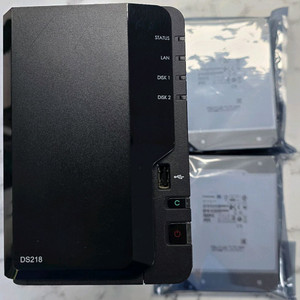 시놀로지 DS218 NAS + 도시바 HDD 24TB
