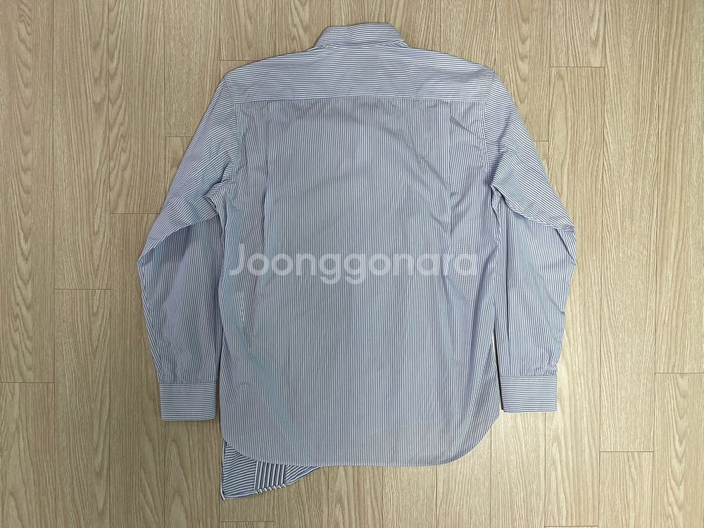 꼼데가르송 셔츠 네지레 블루 스트라이프 셔츠 AD201--4