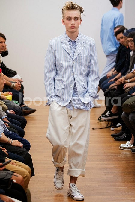 꼼데가르송 셔츠 네지레 스트라이프 셔츠 AD2015--7