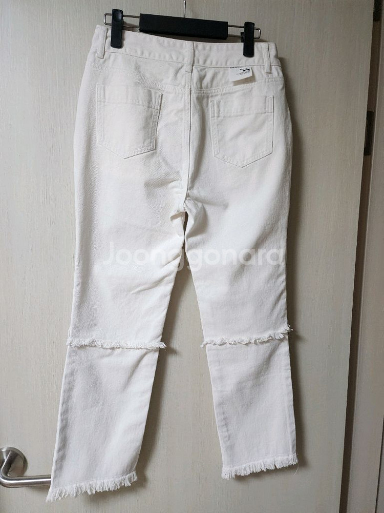 브통 BOUTON 화이트 진 데님 팬츠 M--1