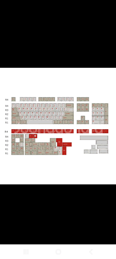 일당오 레드얼럿 미사용(추가킷 포함) pbt키캡--1