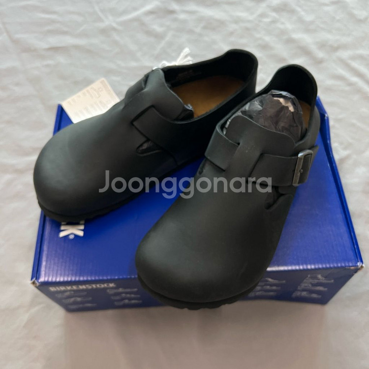 버켄스탁 런던 Oiled Leather LEOI 블랙--0
