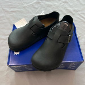 버켄스탁 런던 Oiled Leather LEOI 블랙