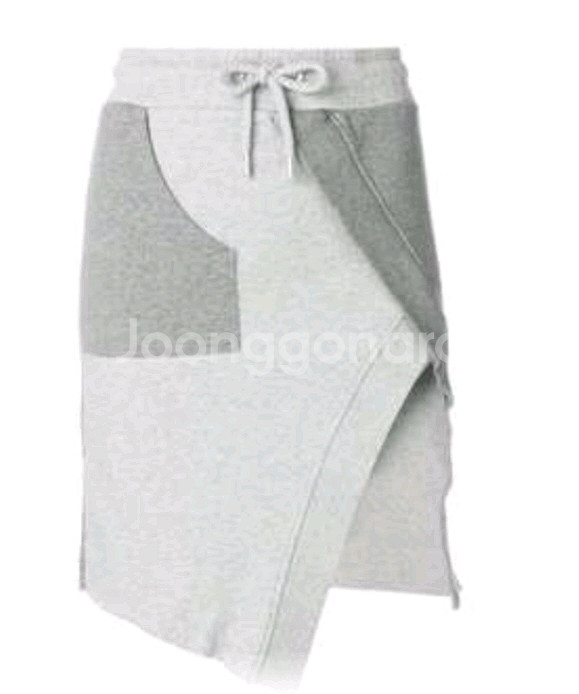 정품프랑스 이치아더 비대칭 밴딩스커트 XS--0