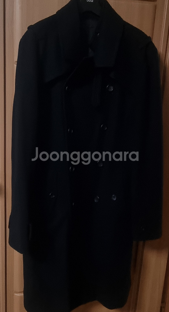 우영미 블랙 남성 울 명품코트 새상품급 택포특가--0