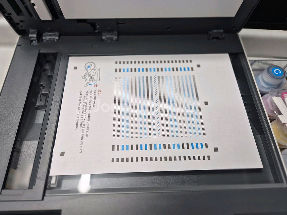 중고 무한복합기HP9015ㅡ복사,스캔,인쇄,팩스--6