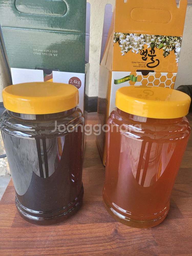 밤꿀,아카시아꿀2.4kg 사양꿀X 업자아닙니다--0