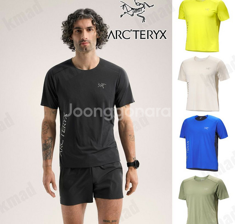 아크테릭스 노반 다운워드 반팔 블랙 L--0