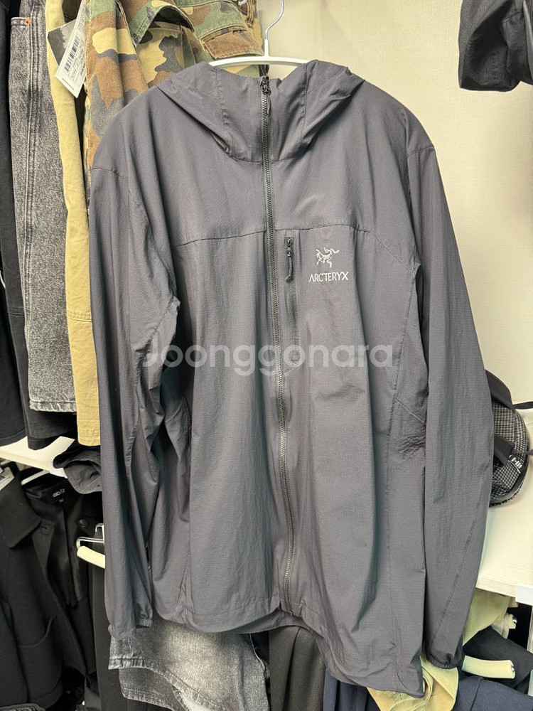 아크테릭스 스쿼미시 후디 블랙L--0