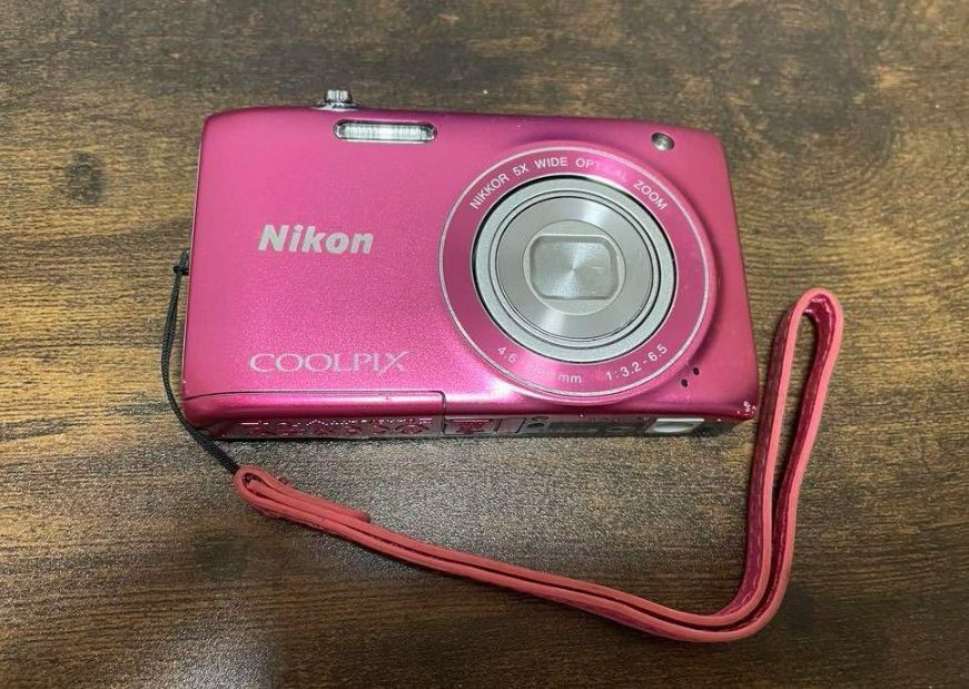 니콘 쿨픽스 s3100 핑크--1