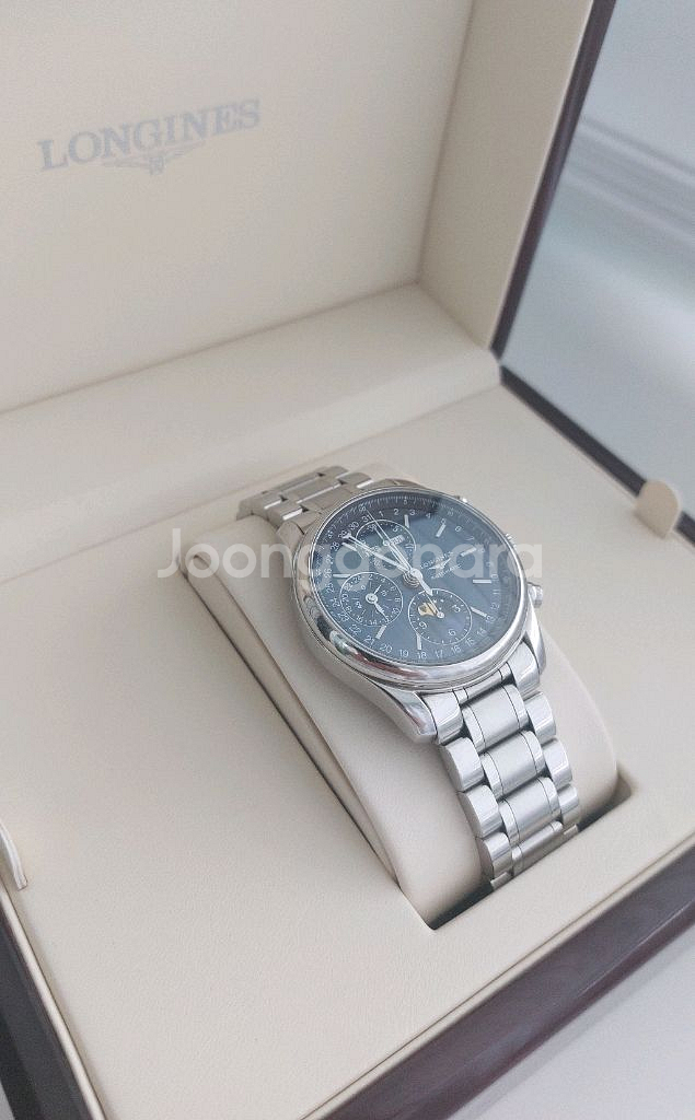 론진 마스터콜렉션 문페이즈 크로노그래프 40mm--1