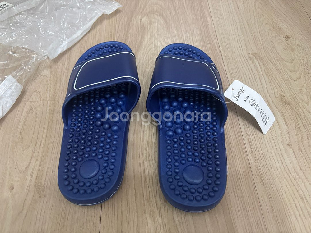 지압슬리퍼 260 블루--0