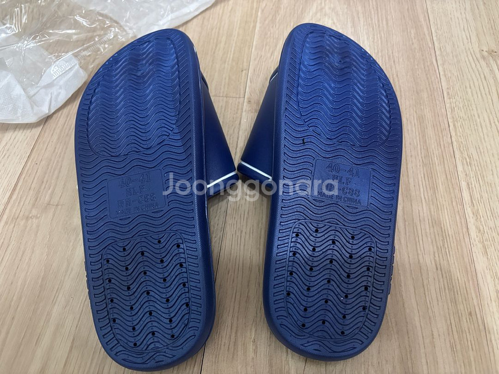 지압슬리퍼 260 블루--2