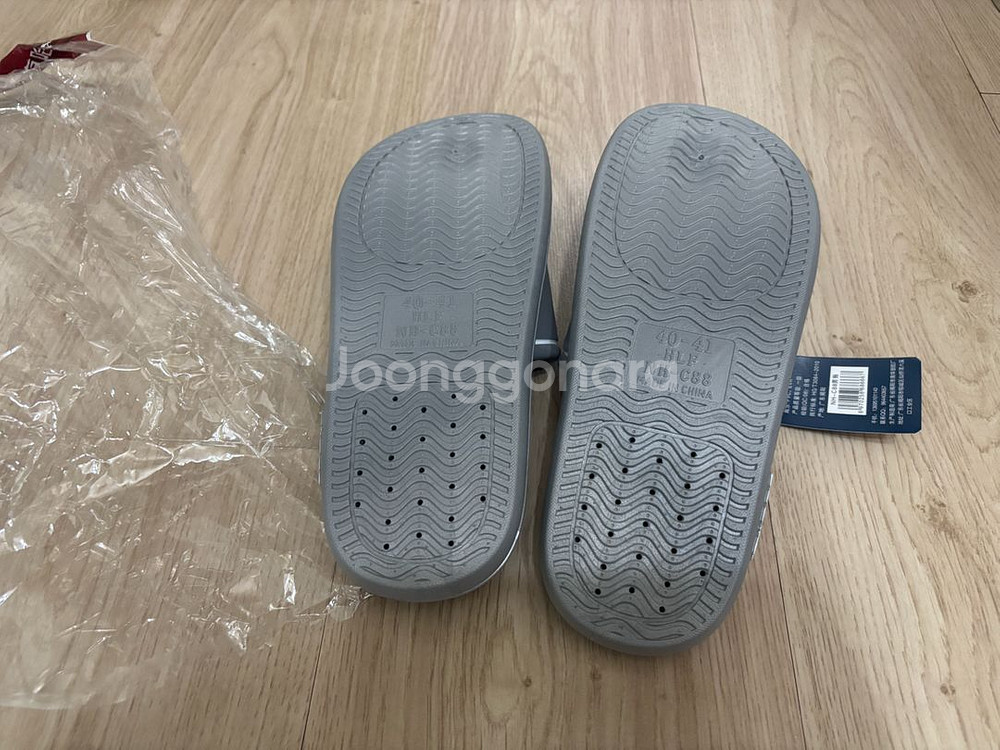 지압슬리퍼 260 그레이--2