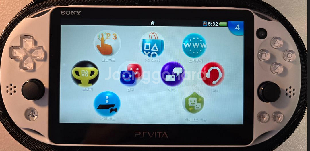 PS Vita 글레이셔 화이트 국내정발 소장용[S급]--0