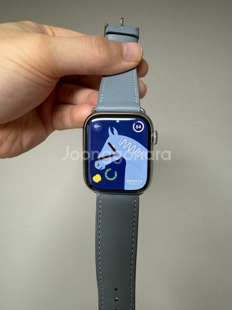애플워치7 에르메스 45mm 실버--4