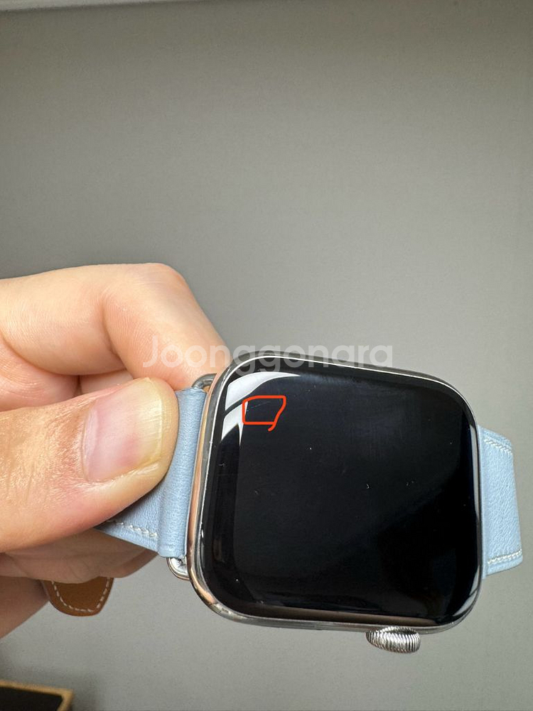 애플워치7 에르메스 45mm 실버--5