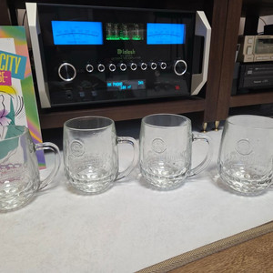 미사용품 네델란드제 필스너우르겔 700ml 맥주잔 4개