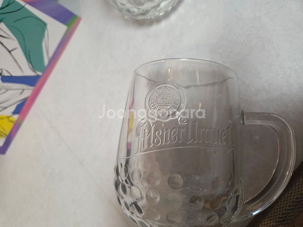 미사용품 네델란드제 필스너우르겔 700ml 맥주잔 4개--1