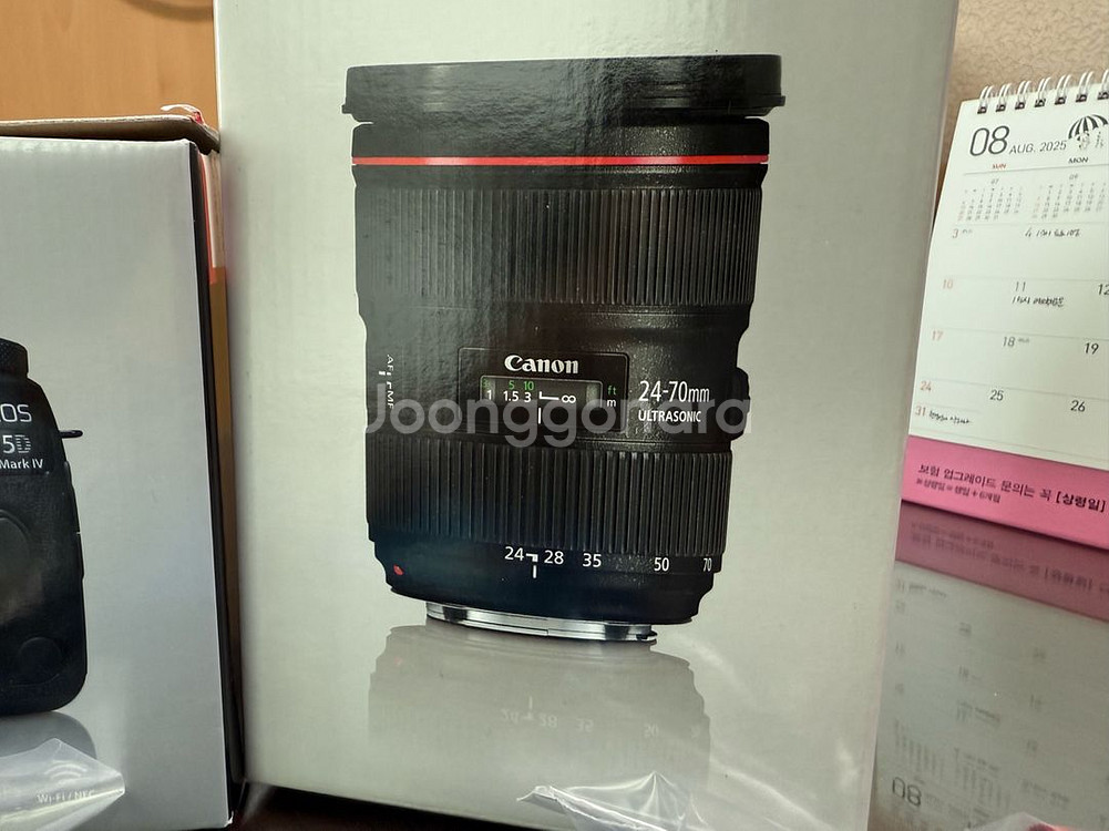 캐논 5D Mark IV +EF 24-70mm 미개봉--2