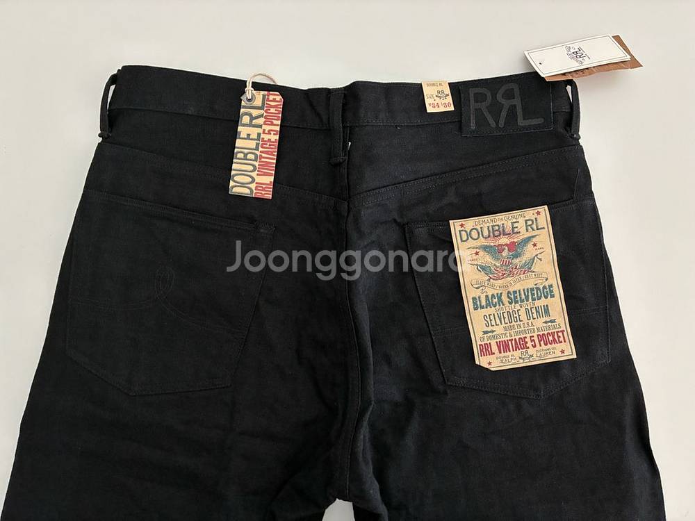 [새상품] RRL 더블알엘 빈티지 파이브 포켓 데님 블--3