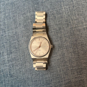 티쏘 prx쿼츠 35mm 실버