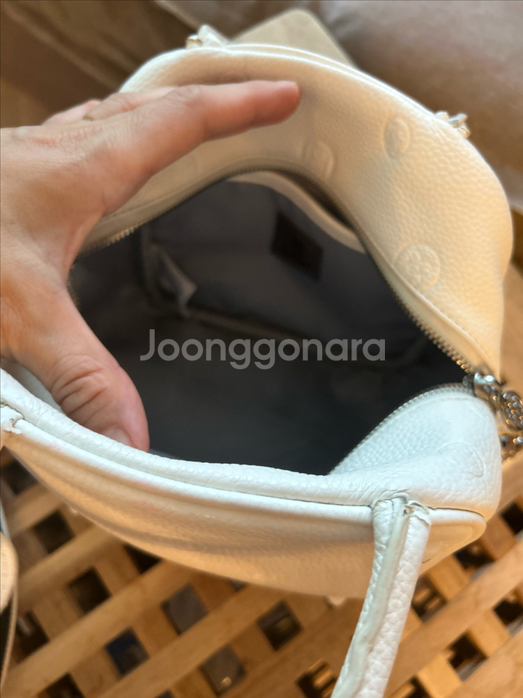 정품 지포어 화이트 카트백--4