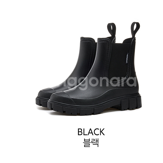 여성 숏 레인부츠--1