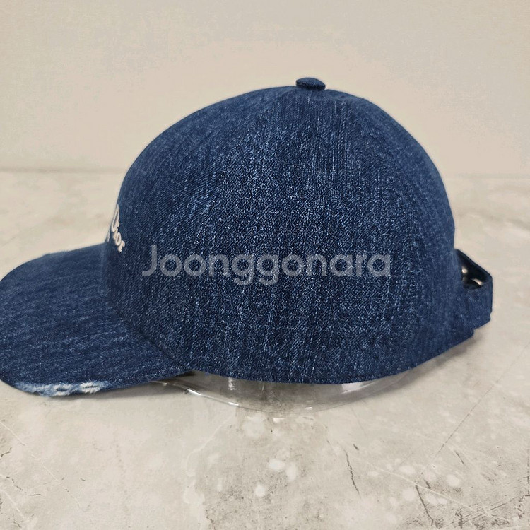 디올 데님 로고 볼캡 모자 L사이즈 판매--2