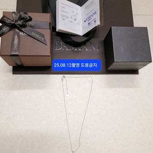 정품 다미아니 벨에포크 xs 목걸이