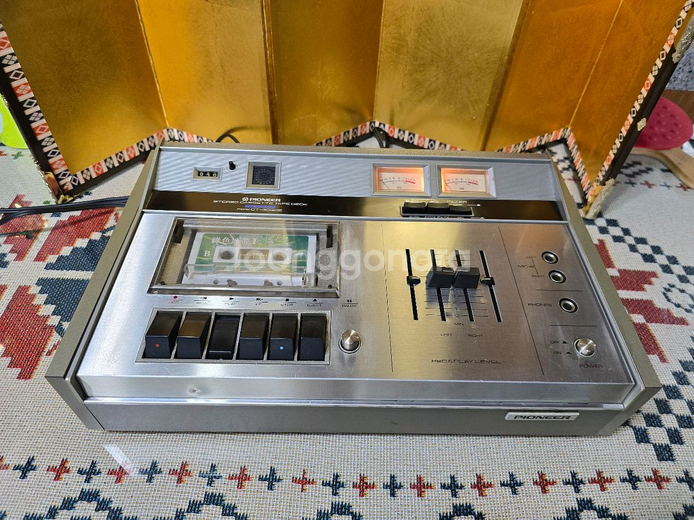 빈티지 파이오니아 스테레오 카세트데크 CT-3030E--1