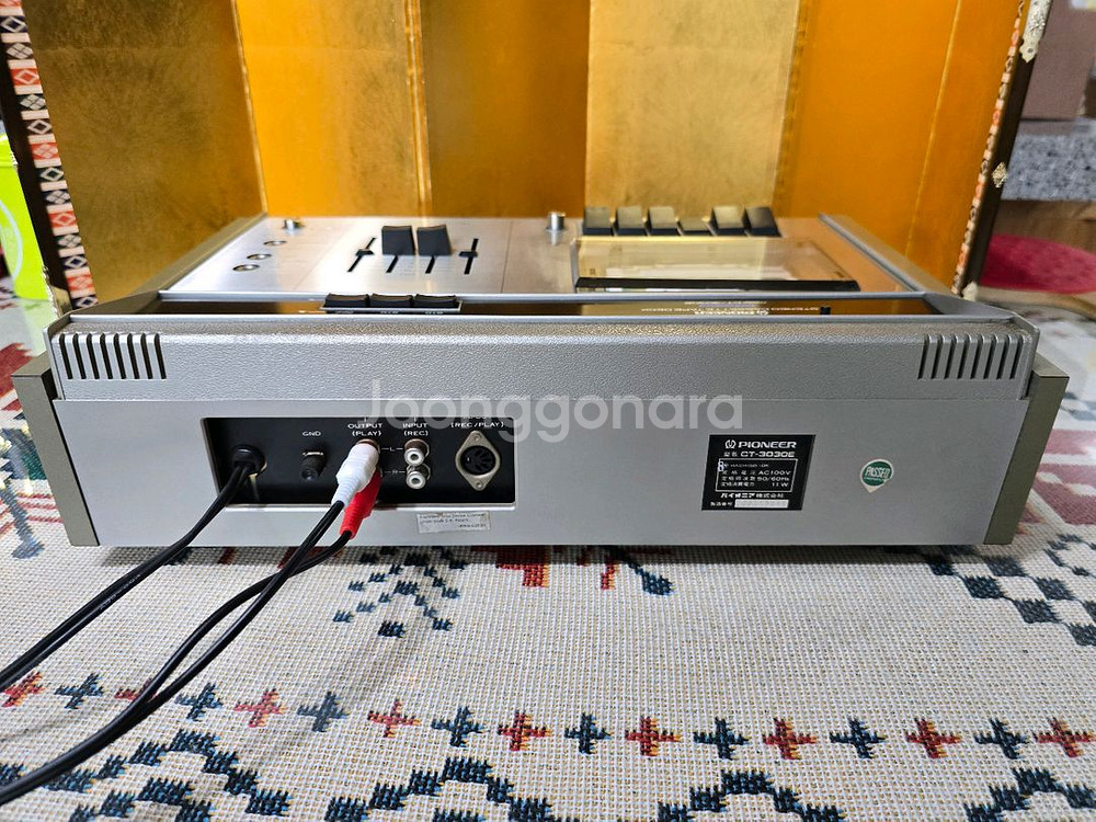 빈티지 파이오니아 스테레오 카세트데크 CT-3030E--5