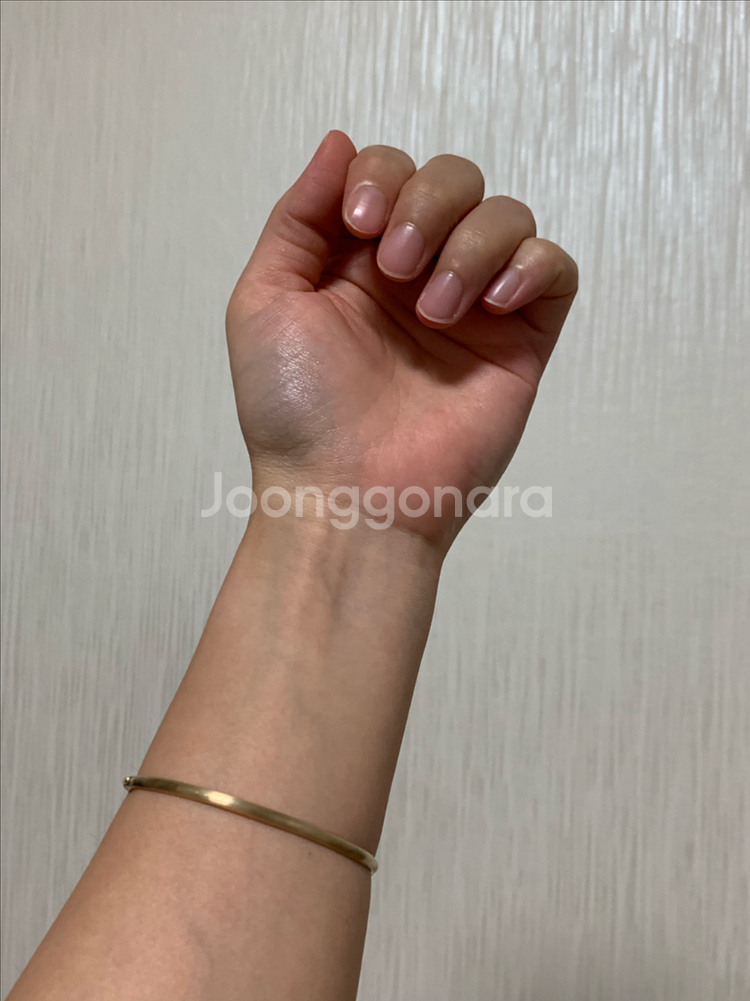 새제품 14k 심플 무광 뱅글 옐로우골드--0