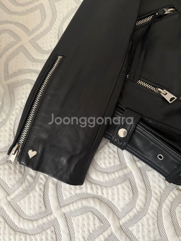 올세인츠 여성 가죽 자켓 스몰 (택 새제품)--2