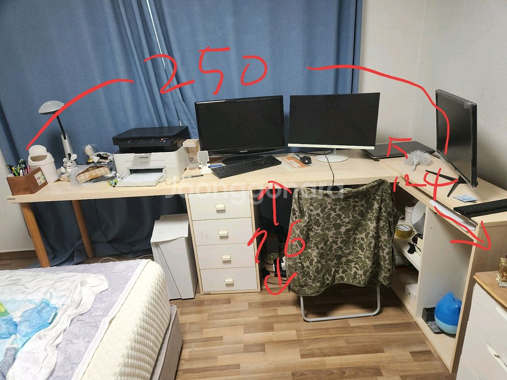 현대 리바트 책상--0