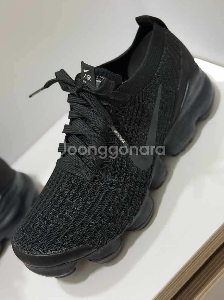 나이키 베이퍼맥스 플라이니트3 트리플블랙 240mm--3