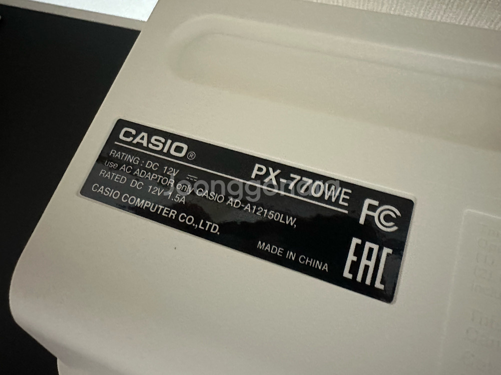 카시오 디지털 피아노 PX-770WE--4