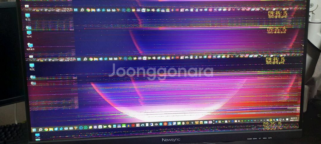 비트엠 NEWSYNC 27인치 144Hz 모니터(고장)--8