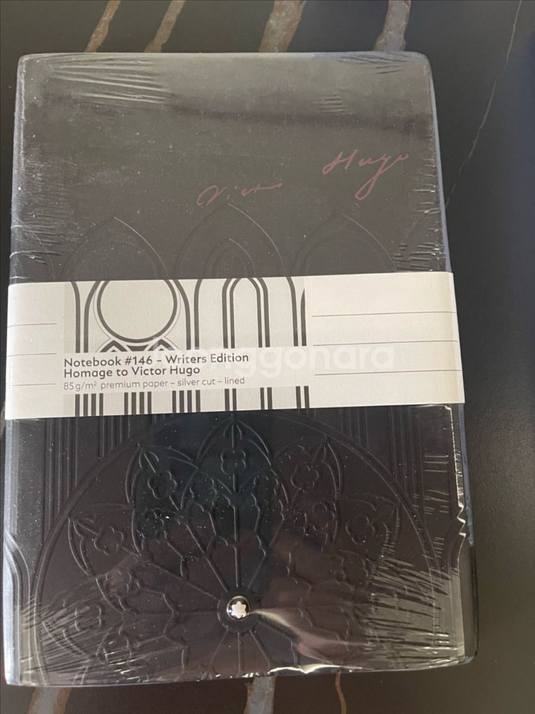 몽블랑 빅토르위고 에디션 만년필, 노트, 잉크--1