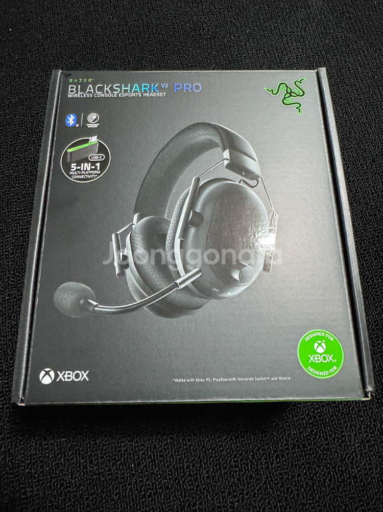 레이저 블랙샤크 V2 pro xbox 판매합니다--0