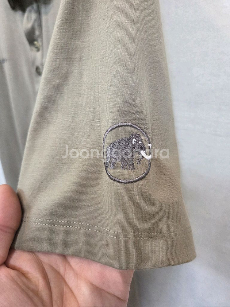 마무트 폴리 면 자수로고 카라반팔 xl--4