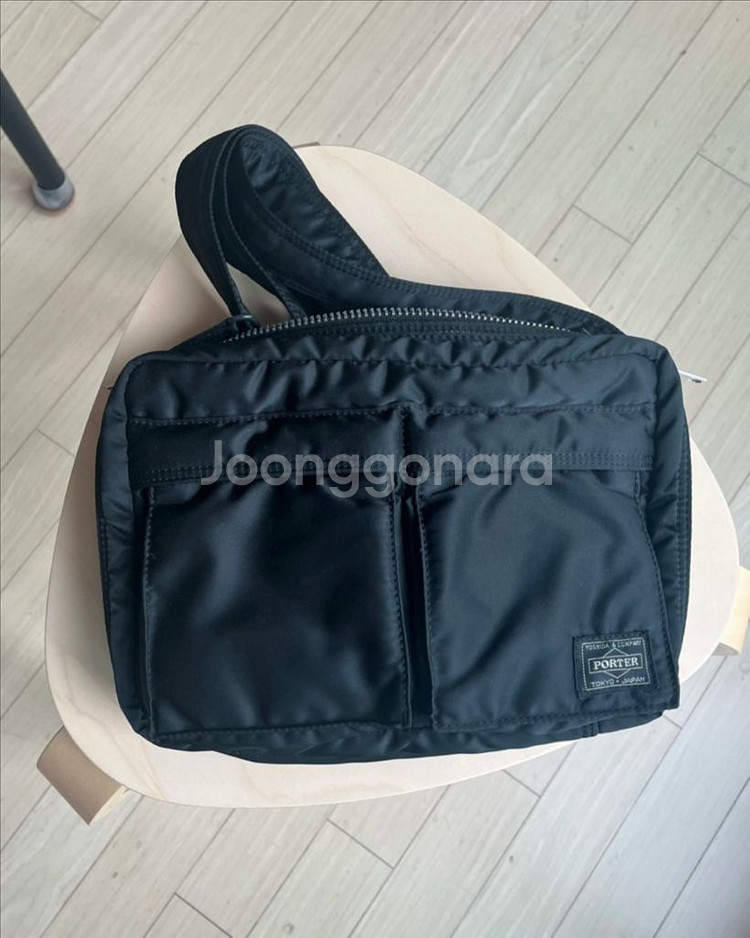 포터 탱커 숄더백 스몰 블랙--0