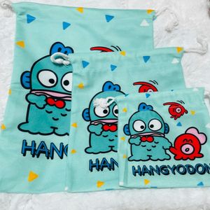 산리오 조이개 파우치 키티 포차코 한교동