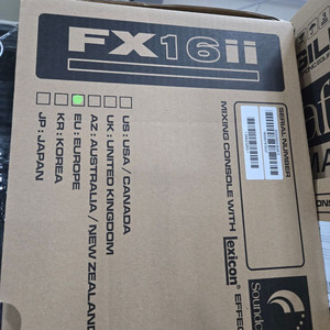 사운드크래프트 FX16 ii 16채널 오디오믹서 팝니다