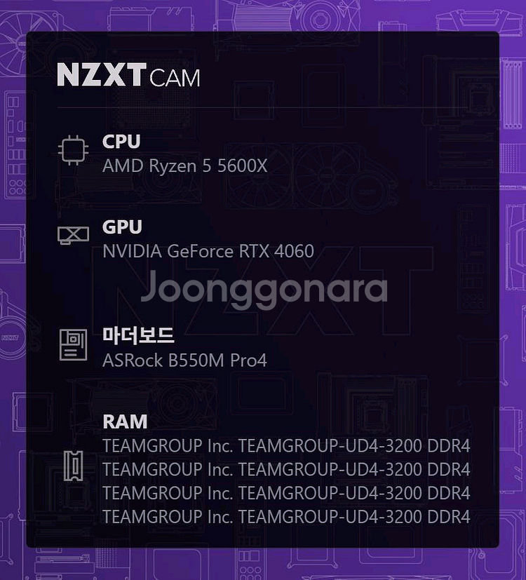 5600X + RTX4060 + 32GB--3