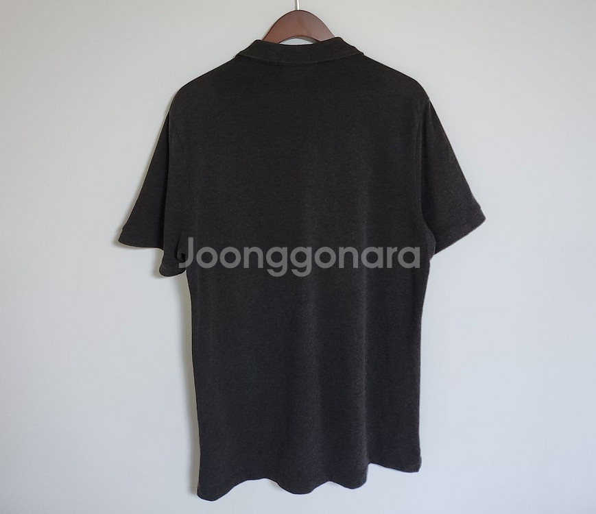 L 버버리 차콜 체크 기사 자수 반팔티 8004580--4