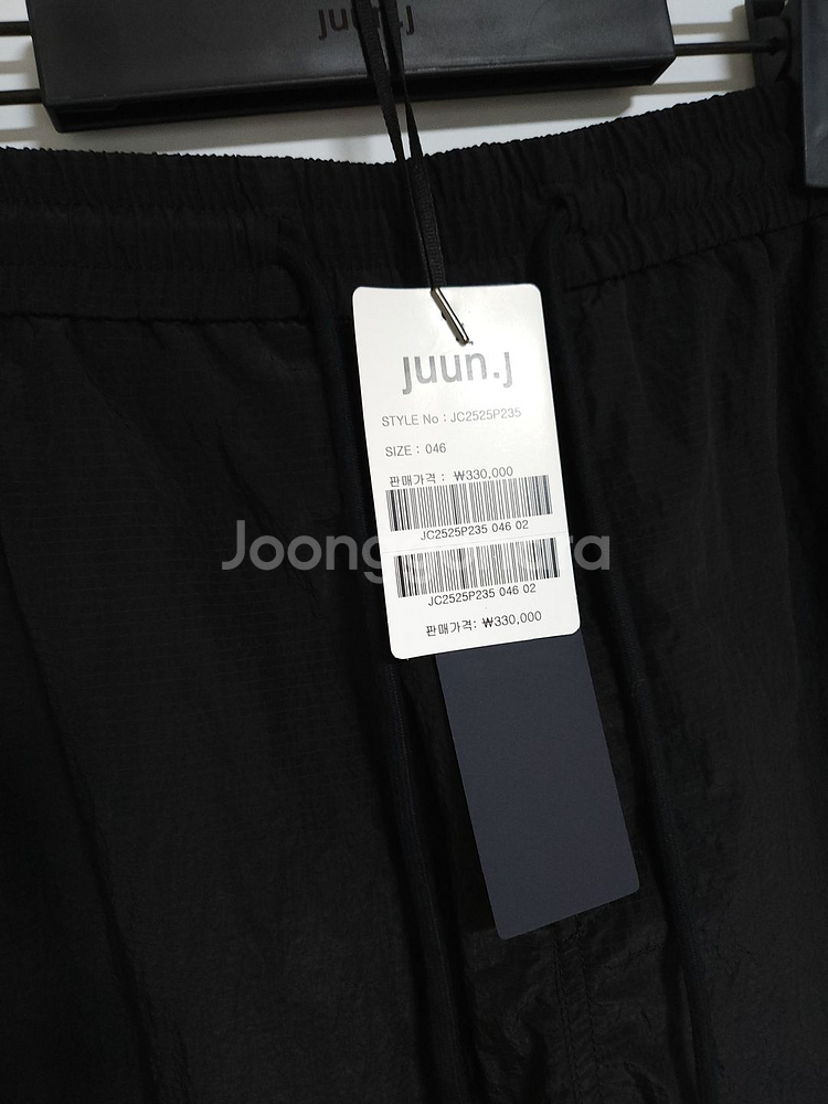 46 준지 블랙 나일론 지퍼 반바지 팬츠 JC2525P--1