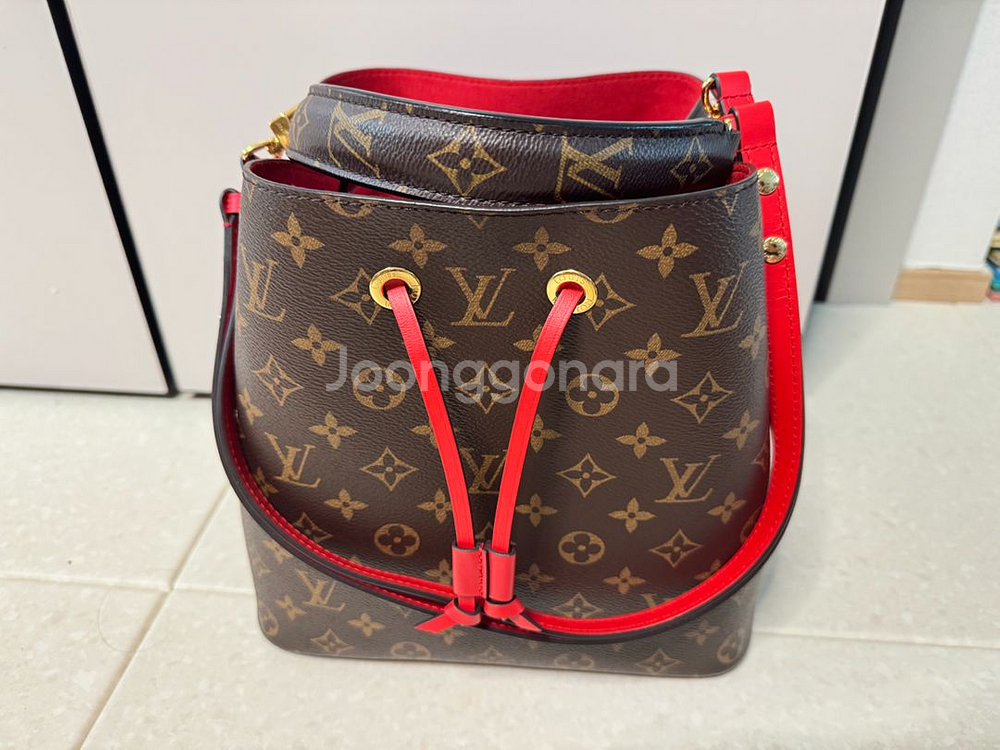 루이비통 네오노에 MM 레드--0
