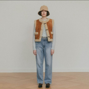 시엔느 sienne 깜봉 시어링 베스트